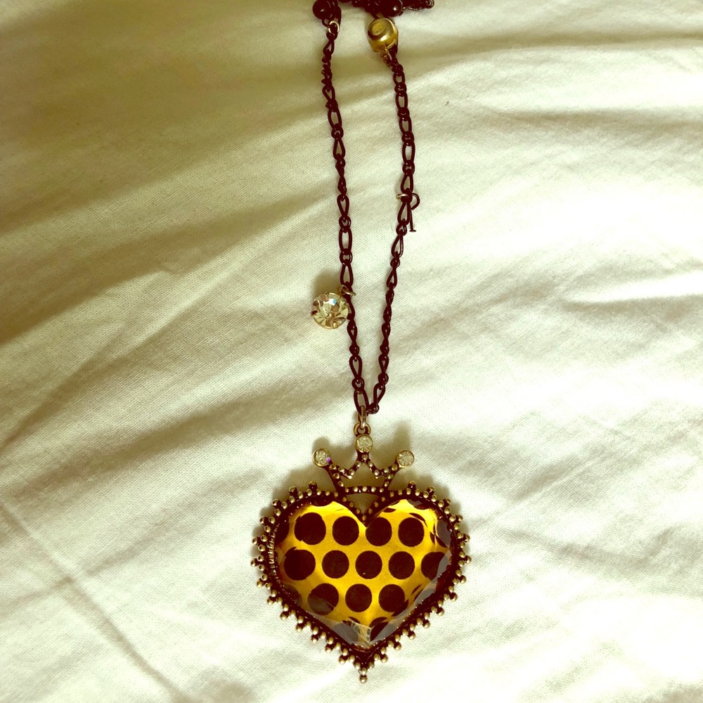 Betsy Johnson Cheetah Necklace